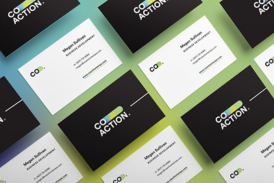 Coaction Brand brand brand design brand identity branding business card business card design business cards businesscard logo medical