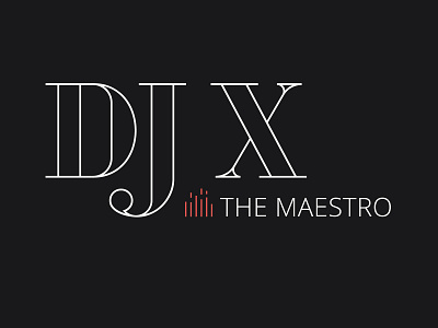 Proposed Logo for DJ That Didn't Make the Cut v2 Dark branding design logo type typography vector