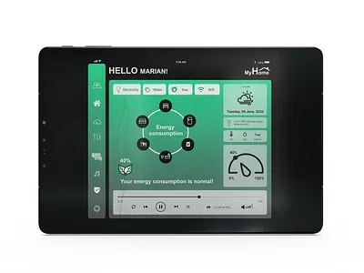 HOME MONITORING TABLET adobe photoshop adobe xd