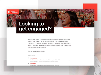 Get Involved Page animation canada clean geometric graphik interaction jesus kids layout minimal modern orange organization parallax scroll simple ui ux web design website