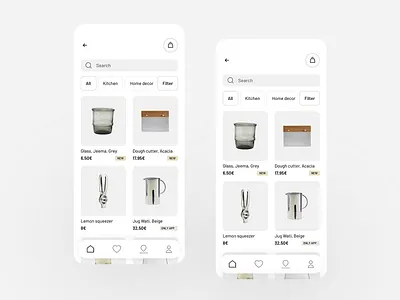 Minimalist e-commerce App aplication app concept design ecommerce ecommerce app ecommerce design grey interaction interaction design minimalist mobile app mobile design motion product design prototype prototyping store ui uidesign