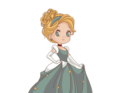 👠Cinderella 👠 art character design cinderella cute illustration design disney illustration kids illustration photoshop wacom