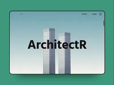 Architecture Blog animated animation app architecture blog clean dailyui design grid header interaction interface layout post typography ui ux web web design