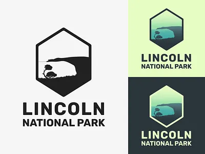 20/50 Daily Logo Challenge - National Park Logo adobe illustrator beach branding branding design branding identity cloud dailylogo dailylogochallenge design emblem graphicdesign illustration lincoln logo national park patch pikake scene vector
