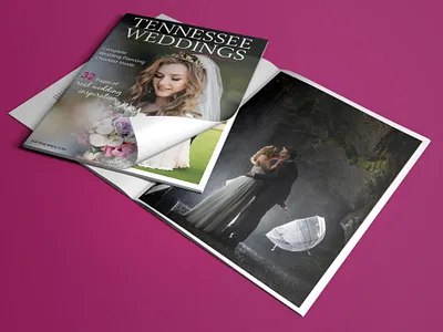Wedding Magazine Design branding catalog design coronavirus covid 19 design template fashion flyer mockup free magazine design print design