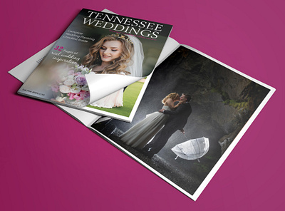 Wedding Magazine Design branding catalog design coronavirus covid 19 design template fashion flyer mockup free magazine design print design