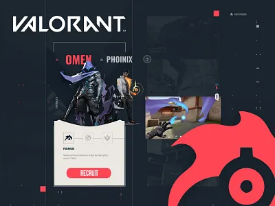Valorant Paranoia! branding concept design game design grid layout justforfun mobile app ui