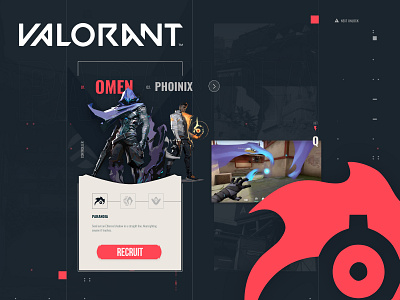 Valorant Paranoia! branding concept design game design grid layout justforfun mobile app ui