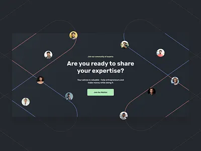 Embark.live - Join our Community advice customer dark design entrepreneur entrepreneurship expert icons landing landing page minimal modern profile rubik theme waitlist