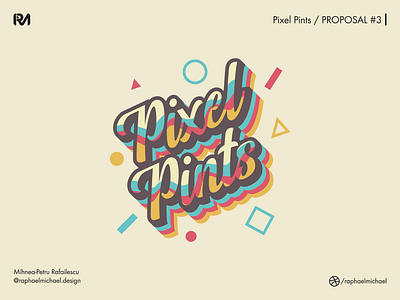 [PIXEL PINTS] | Visual Identity - Proposal #3 beer brand identity branding branding design branding identity gaming graphicdesign idenitity ipa logotype podcast vector videogames visual branding visual identity