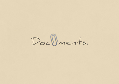 Documents | Typographical Poster clip documents graphics humour illustration minimal simple typography word writing