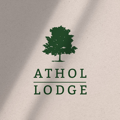 Athol Lodge Stacked Logo Element branding design logo