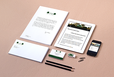 Athol Lodge Brand Identity branding design logo stationery website design