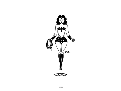 DC Series - 003 Wonder Woman artwork comics dccomics design drawing illustration logo series art wonder woman