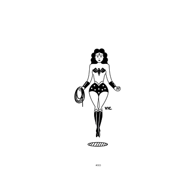 DC Series - 003 Wonder Woman artwork comics dccomics design drawing illustration logo series art wonder woman