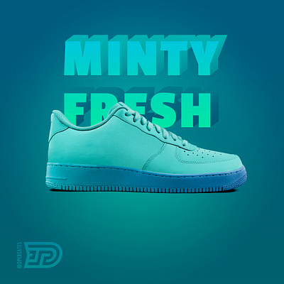 Minty Fresh branding design dpcreates lettering logotype sneakers sports typography