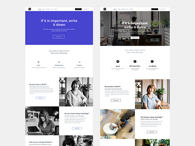 White&Color clean design clean ui interface landing landing page minimalist webdesign website