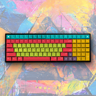 KEYBOARD CUSTOMIZER graffiti branding bright colorful custom graffity grudge keyboard keycaps mechanical keyboard rainbow