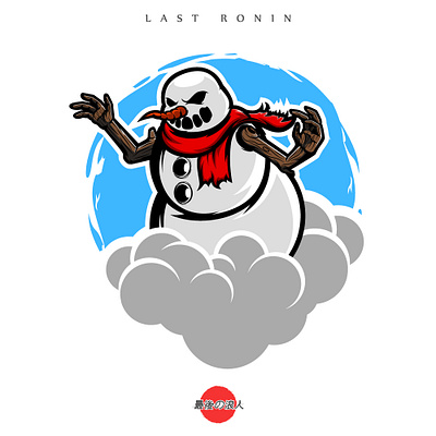 Snow man adobe character design esports graphic design illustration logo logoesport mascot mascot character mascot design mascot logo snowman vector