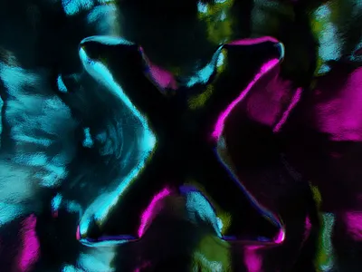 X - 36 Days of Type 2020 36 days of type 3d abstract blender cycles geometry procedural type art