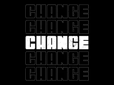 Change black blm change equality lettering protest texture typography vector white
