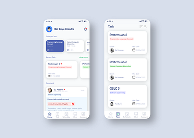 Online Course App UI app app design art course app design homepage minimal mobile app design online course simple design ui ux