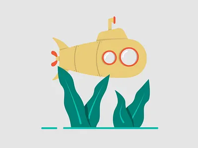 Yellow Submarine adobe illustrator design illustration illustrator vector
