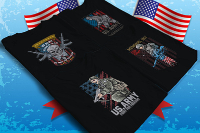 4th of July T-Shirt Design 4th of july memorial day military tshirt tshirt design us independence day veteransoldier