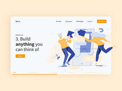 Brainic UI Design 2d 2d design after effects animation blue brand branding character clean creative flat graphic design illustration illustrator interface logo minimal ui uiux vector