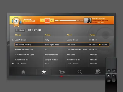 UI Digital TV Application - GVT interaction tv tvapps ui ux