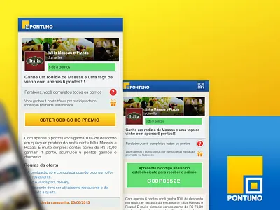 Pontuno App UI and UX - 2012 mobile mobile app mobile design mobile ui ui uidesign ux uxdesign