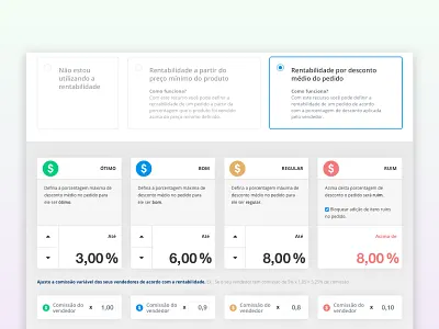 Calculate the profitability of sales. UI/UX designui interaction ui uidesign ux ux design uxmetrics