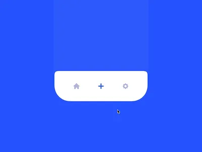 Bouncing tab bar add animation bounce button codepen css gooey interface micro interaction mobile morph motion tab bar ui ux