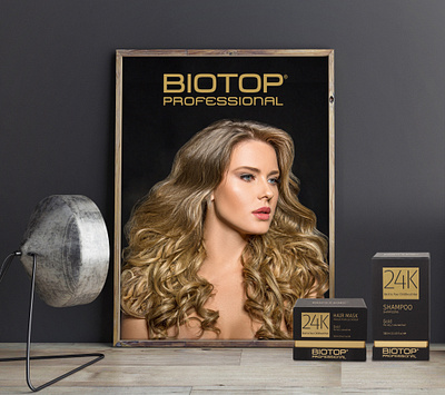 Biotop 24K branding branding design typography