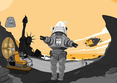 scifi illustation illustration illustrator movies scifi