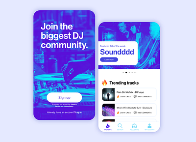 001: Sign up - #DailyUI app design dj mobile mobile app mobile app design mobile ui sign sign up sign up form sign up page sign up screen sign up ui ui