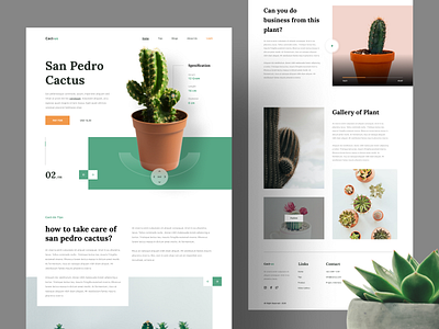 Plant Sales - Landing Page hero homepage landing landing design landing page landing page concept landing page design landing page ui landing pages landingpage plant sales web design webdesign website website design websites