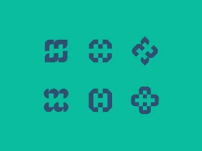 H Monograms monogram negative space