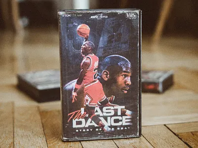 The Last Dance VHS basketball chicago bulls handmade michael jordan photoshop sport sports design vhs