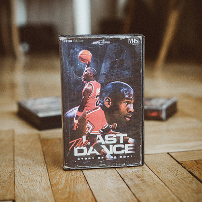 The Last Dance VHS basketball chicago bulls handmade michael jordan photoshop sport sports design vhs