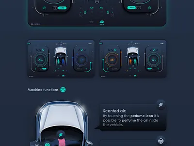 HYUNDAI HMI CLIMATE - CONCEPT adobe illustrator adobe photoshop adobexd air auto car climate climatechange concept electric machine fan hmi hyundai interface machine supercar uidesign uxdesign visual art visual design
