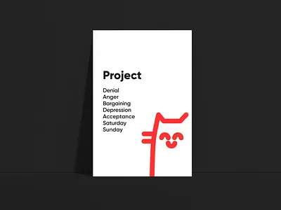 Motivational Poster Outtakes branding cat identity motivation motivational quotes office office design outline post poster art poster design project states typogaphy typography poster week