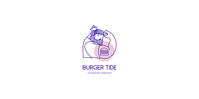 burgertide - logo challenge branding design icon identity illustration illustrator logo typography vector