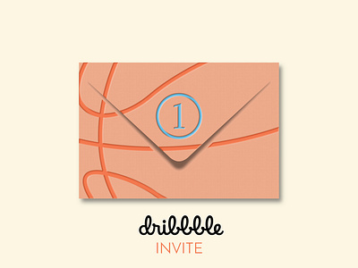 Dribble Invite design dribbble dribbble invite dribble invite flat illustration illustrator invite invites join dribbble vector