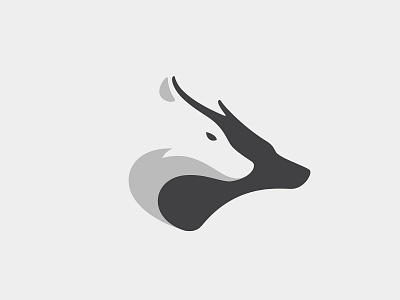 Wolf & Deer animal branding deer illustration logo wolf