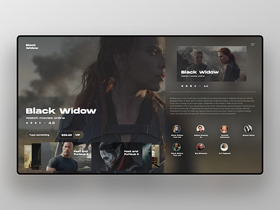 TV movie details page app design tv app tv series tv shows ui ux web