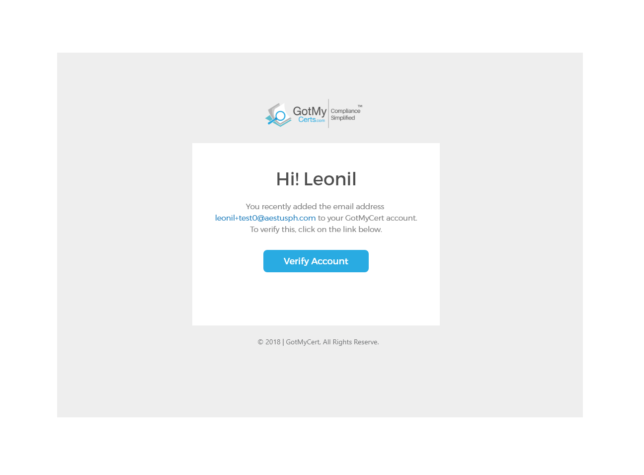 Example of Email Templates