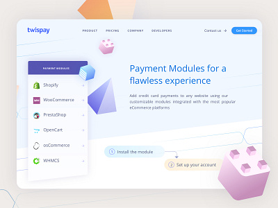 Payment Gateway - Modules credit card payment digital agency graphic design payment gateway payment method payment page prestashop product design product designer shopify ui ux vector web design website design