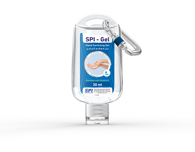 SPI-Gel Hand Sanitizing Gel branding design hand sanitizer infection medical pharma product design sanitizer