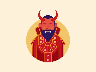 Devil's Man! branding color design devil horns devils heart icon illustration logo typography vector